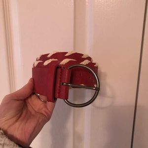Red and white belt never worn!